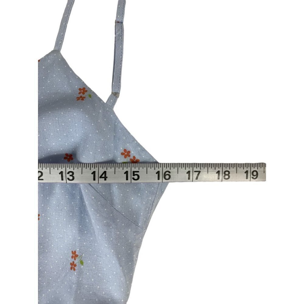 Forever 21 Women's Light Blue Open Back Romper - Picture 3 of 4